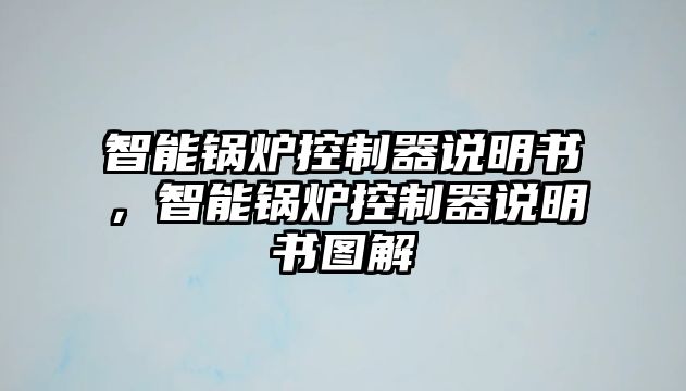 智能鍋爐控制器說(shuō)明書(shū)，智能鍋爐控制器說(shuō)明書(shū)圖解