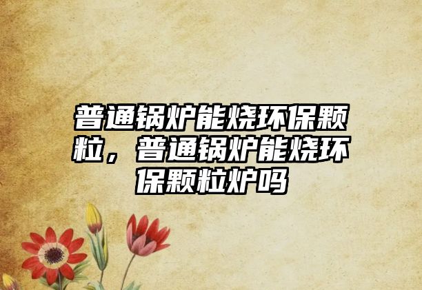 普通鍋爐能燒環(huán)保顆粒，普通鍋爐能燒環(huán)保顆粒爐嗎