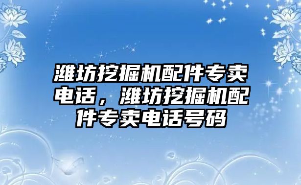 濰坊挖掘機(jī)配件專賣電話，濰坊挖掘機(jī)配件專賣電話號碼