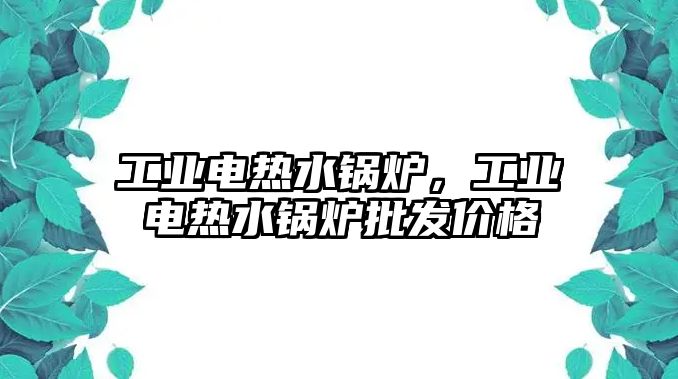 工業(yè)電熱水鍋爐，工業(yè)電熱水鍋爐批發(fā)價格