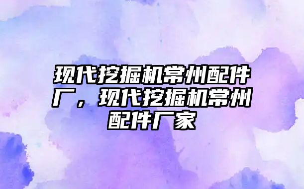 現(xiàn)代挖掘機常州配件廠，現(xiàn)代挖掘機常州配件廠家