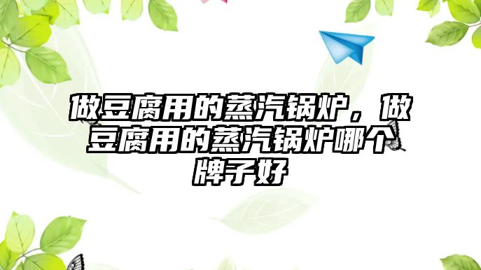 做豆腐用的蒸汽鍋爐，做豆腐用的蒸汽鍋爐哪個(gè)牌子好