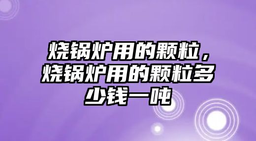 燒鍋爐用的顆粒，燒鍋爐用的顆粒多少錢一噸