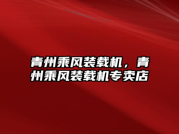 青州乘風裝載機，青州乘風裝載機專賣店