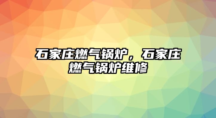 石家莊燃氣鍋爐，石家莊燃氣鍋爐維修