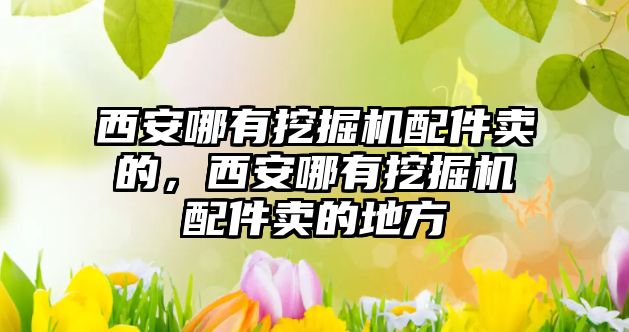 西安哪有挖掘機配件賣的，西安哪有挖掘機配件賣的地方