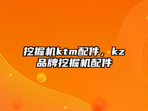 挖掘機ktm配件，kz品牌挖掘機配件