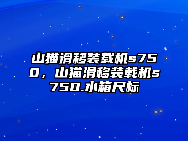 山貓滑移裝載機(jī)s750，山貓滑移裝載機(jī)s750.水箱尺標(biāo)