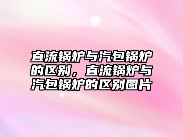 直流鍋爐與汽包鍋爐的區(qū)別，直流鍋爐與汽包鍋爐的區(qū)別圖片