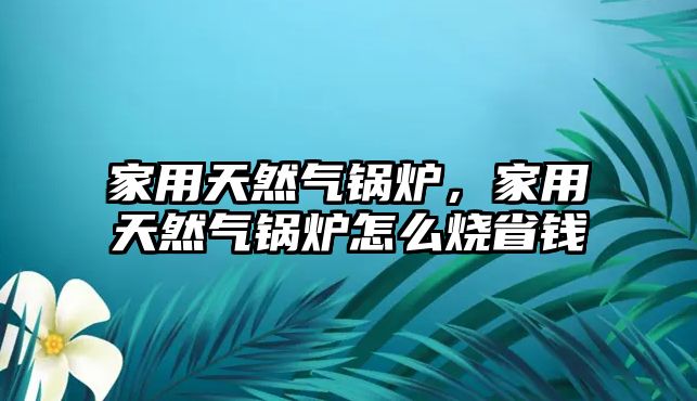 家用天然氣鍋爐，家用天然氣鍋爐怎么燒省錢