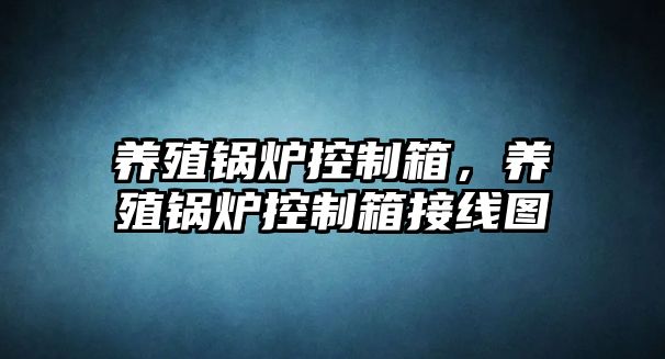 養(yǎng)殖鍋爐控制箱，養(yǎng)殖鍋爐控制箱接線圖