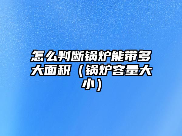 怎么判斷鍋爐能帶多大面積（鍋爐容量大?。?/>	
								</i>
								<p class=