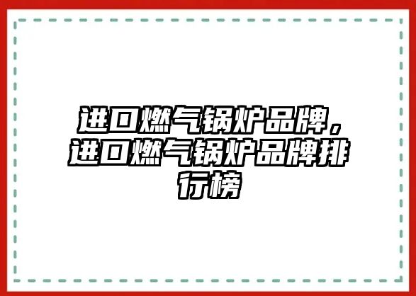 進(jìn)口燃?xì)忮仩t品牌，進(jìn)口燃?xì)忮仩t品牌排行榜