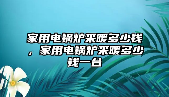 家用電鍋爐采暖多少錢，家用電鍋爐采暖多少錢一臺