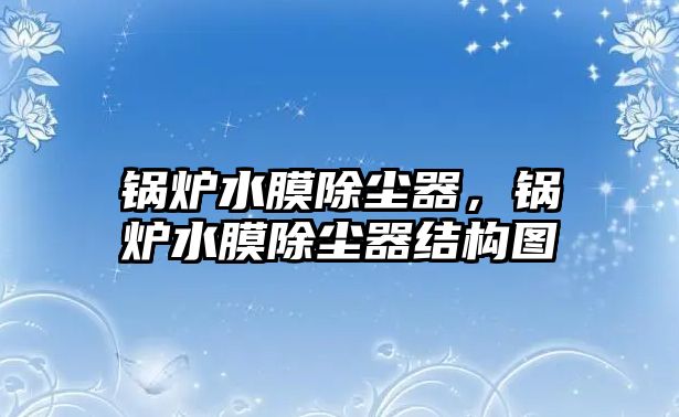 鍋爐水膜除塵器，鍋爐水膜除塵器結(jié)構(gòu)圖