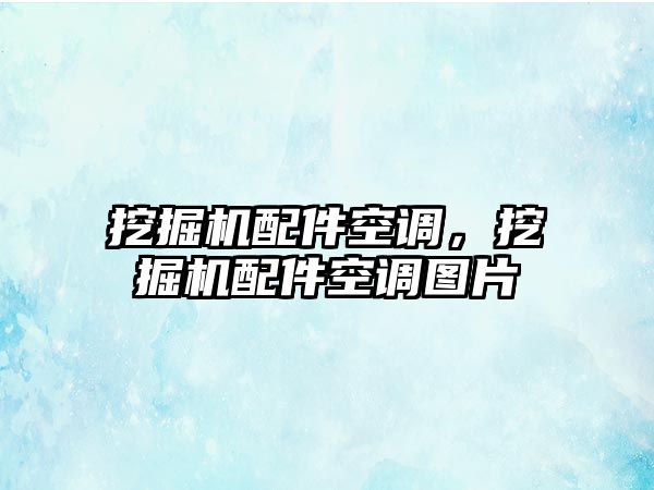 挖掘機(jī)配件空調(diào)，挖掘機(jī)配件空調(diào)圖片