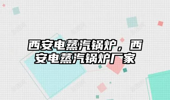 西安電蒸汽鍋爐，西安電蒸汽鍋爐廠家