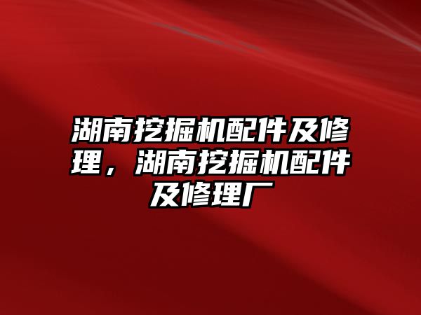 湖南挖掘機(jī)配件及修理，湖南挖掘機(jī)配件及修理廠