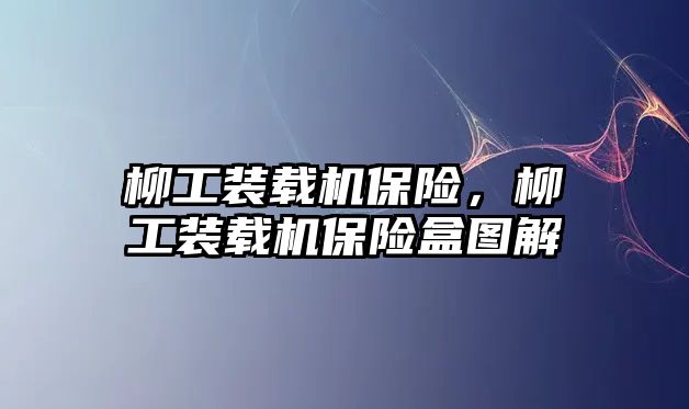 柳工裝載機(jī)保險，柳工裝載機(jī)保險盒圖解