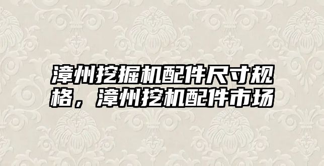 漳州挖掘機(jī)配件尺寸規(guī)格，漳州挖機(jī)配件市場(chǎng)