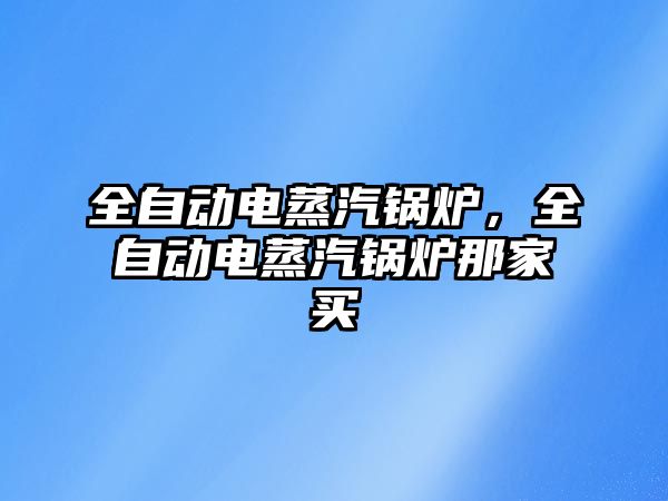 全自動電蒸汽鍋爐，全自動電蒸汽鍋爐那家買