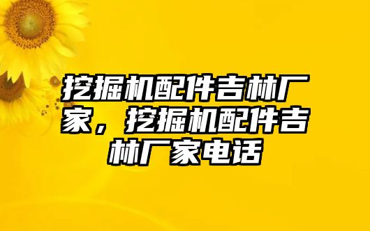 挖掘機(jī)配件吉林廠家，挖掘機(jī)配件吉林廠家電話