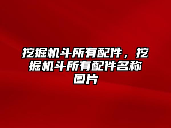 挖掘機斗所有配件，挖掘機斗所有配件名稱圖片