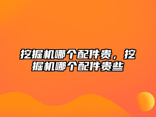 挖掘機哪個配件貴，挖掘機哪個配件貴些