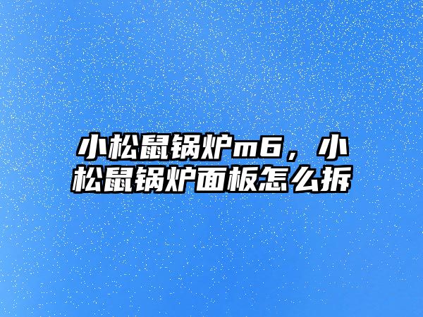 小松鼠鍋爐m6，小松鼠鍋爐面板怎么拆