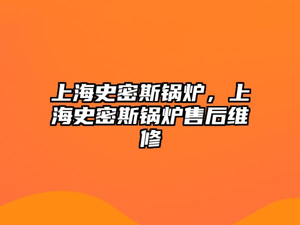 上海史密斯鍋爐，上海史密斯鍋爐售后維修