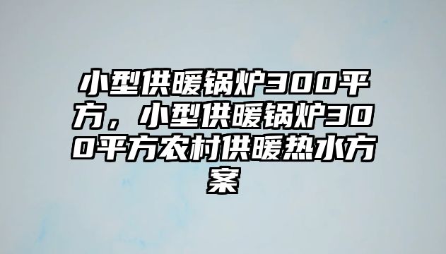 小型供暖鍋爐300平方，小型供暖鍋爐300平方農(nóng)村供暖熱水方案