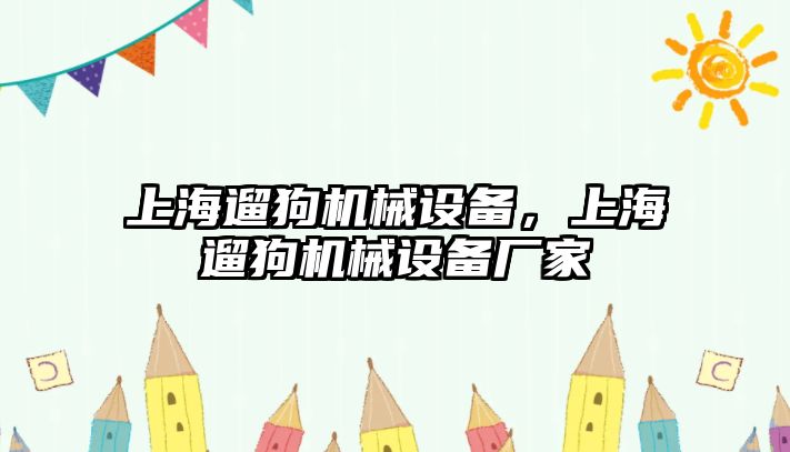 上海遛狗機械設(shè)備，上海遛狗機械設(shè)備廠家