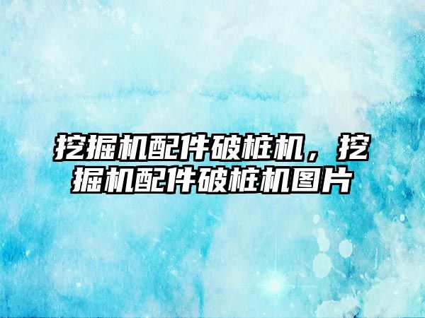 挖掘機配件破樁機，挖掘機配件破樁機圖片