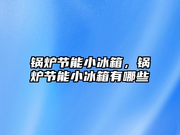 鍋爐節(jié)能小冰箱，鍋爐節(jié)能小冰箱有哪些