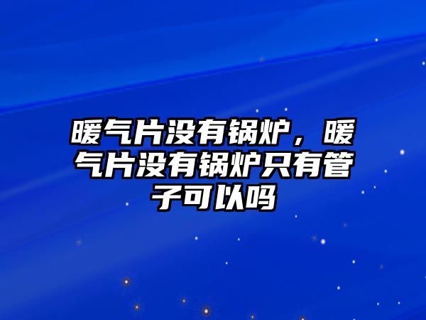 暖氣片沒有鍋爐，暖氣片沒有鍋爐只有管子可以嗎