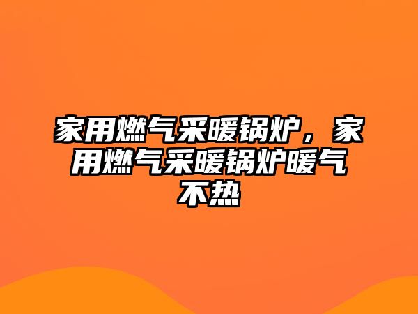 家用燃氣采暖鍋爐，家用燃氣采暖鍋爐暖氣不熱