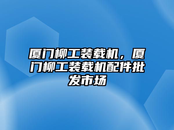 廈門柳工裝載機，廈門柳工裝載機配件批發(fā)市場