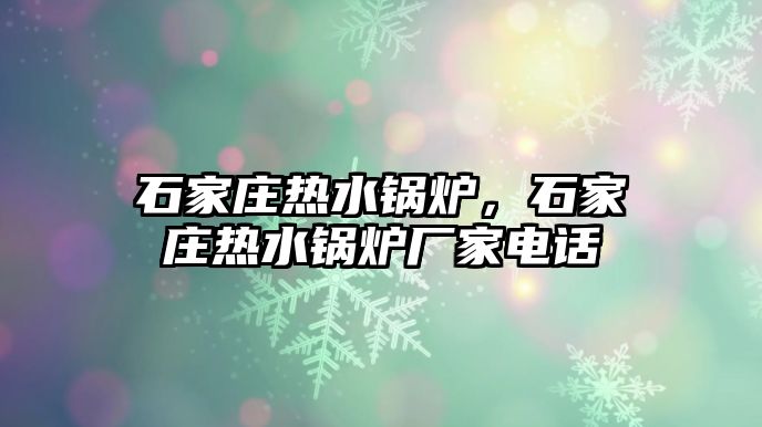 石家莊熱水鍋爐，石家莊熱水鍋爐廠家電話