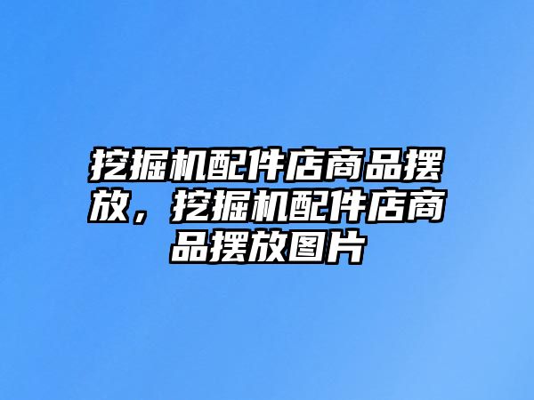 挖掘機(jī)配件店商品擺放，挖掘機(jī)配件店商品擺放圖片