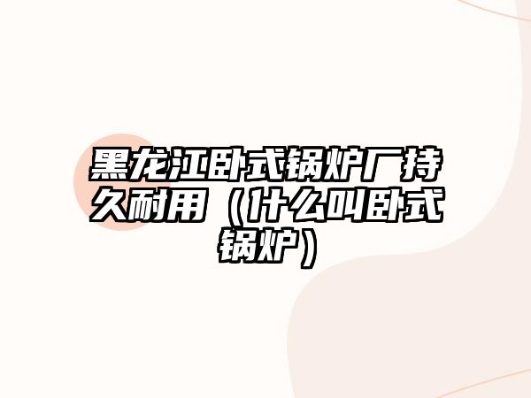 黑龍江臥式鍋爐廠持久耐用（什么叫臥式鍋爐）