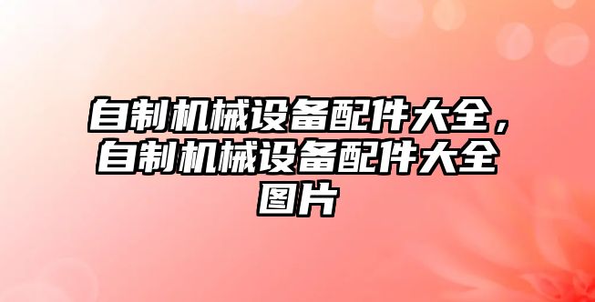 自制機(jī)械設(shè)備配件大全，自制機(jī)械設(shè)備配件大全圖片