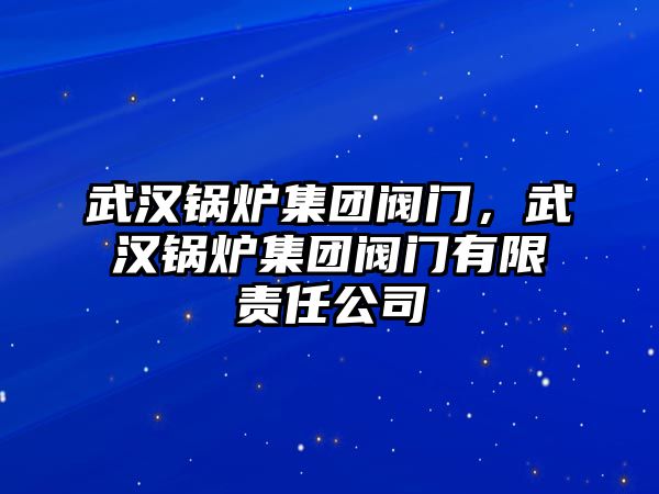 武漢鍋爐集團閥門，武漢鍋爐集團閥門有限責任公司