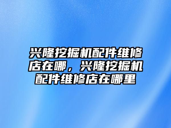 興隆挖掘機配件維修店在哪，興隆挖掘機配件維修店在哪里