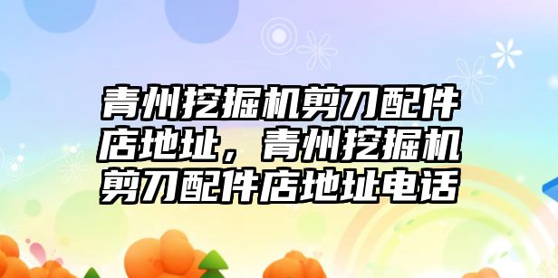 青州挖掘機剪刀配件店地址，青州挖掘機剪刀配件店地址電話