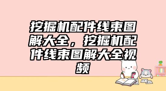 挖掘機配件線束圖解大全，挖掘機配件線束圖解大全視頻