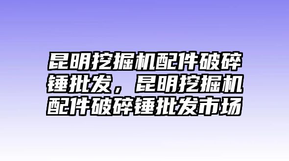 昆明挖掘機(jī)配件破碎錘批發(fā)，昆明挖掘機(jī)配件破碎錘批發(fā)市場(chǎng)