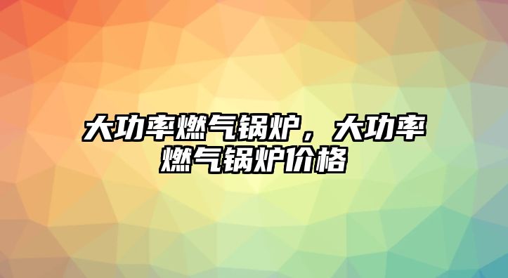 大功率燃?xì)忮仩t，大功率燃?xì)忮仩t價(jià)格