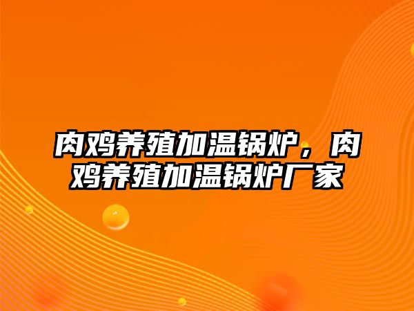 肉雞養(yǎng)殖加溫鍋爐，肉雞養(yǎng)殖加溫鍋爐廠家