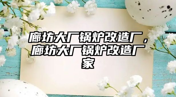 廊坊大廠鍋爐改造廠，廊坊大廠鍋爐改造廠家