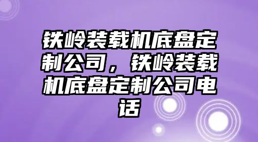 鐵嶺裝載機(jī)底盤定制公司，鐵嶺裝載機(jī)底盤定制公司電話